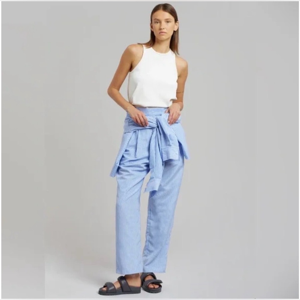 NWT THE FRANKIE SHOP Bea Stripe Suit Pants size XS